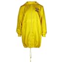 Moschino Couture Teddybär-Mantel aus gelbem Polyamid