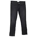 Acne Studios Relaxed Fit Jeans in Black Cotton Denim