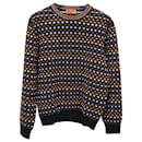 Missoni Crewneck Sweater in Multicolor Wool