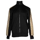 Moschino Couture Embroidered Bear Bomber Jacket in Black Polyester
