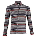 Missoni Long Sleeved Striped Shirt in Multicolor Cotton