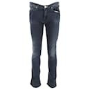 Jean Acne Studios coupe skinny en denim de coton bleu marine