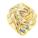 Hermes Yellow Plumes et Grelots Silk Scarf - Hermès