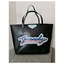 Givenchy black leather shopping - Black - Top handles