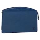 LOUIS VUITTON Epi Trousse Crete Clutch Bag Blue M48405 LV Auth 39974 - Louis Vuitton