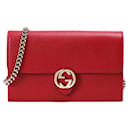 Gucci Shoulder Bag Red Woman Leather Dollar Calf Mod. 510314 CAO0g 6420