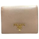 Prada Pink Saffiano Leather Bow Flap Wallet 22PRL1125 – Bagriculture