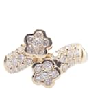 [Luxus] 18K Diamant-Blumenring, Metallring in ausgezeichnetem Zustand - & Other Stories