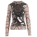 Paco Rabanne Printed Top with Sequin