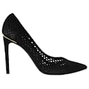 Louis Vuitton Perforated Suede Eyeline Pumps