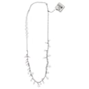 Swarovski Collier Clear Crystal Necklace in Silver Metal