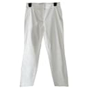 DvF Gwennifer Due pantaloni testurizzati bianchi - Diane Von Furstenberg