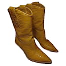 Fendi Cowboy Catwalk Brown/camel leather 37 US 7
