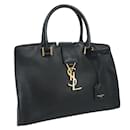 Yves Saint Laurent Cabas Chyc Leather Satchel Leather Handbag 424868 in Good condition