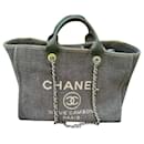 Chanel Deauville Canvas-Einkaufstasche