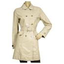 Burberry Ice Gray Lightweight Raincoat Trench Jacket Coat sz XS 158cm 14yrs girl