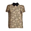 Louis Vuitton Printed Top with Collar