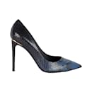 Zapatos de tacón Eyeline de piel de serpiente de Louis Vuitton