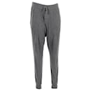 Tom Ford Relaxed Fit Jogginghose mit Kordelzug aus grauer Baumwolle