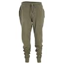Tom Ford Relaxed Fit Drawstring Sweatpants in Olive Cotton