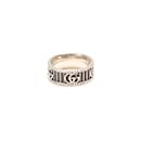 Anillo de metal Gucci GG Band en excelente estado