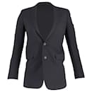 Saint Laurent Anzugsjacke aus schwarzer Wolle
