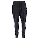 Tom Ford Relaxed Fit Drawstring Sweatpants in Navy Blue Cotton