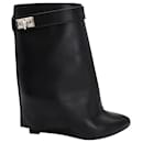 Givenchy Shark Lock Boots in Black Leather
