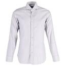 Tom Ford Long Sleeve Shirt in Grey Cotton