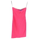 Herve Leger Bianca Bandage Night Out Dress in Pink Rayon