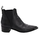 Acne Studios Jensen Ankle Boots in Black Leather