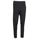 Balenciaga Slim-Fit Jersey Track Pants in Black Polyamide