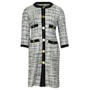 Cappotto Tory Burch Tweed in poliestere nero