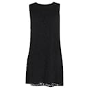 Dolce & Gabbana Lace Sleeveless Mini Dress in Black Viscose