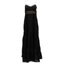 Charo Ruiz Ibiza Geneva Kleid aus schwarzer Baumwolle - Autre Marque