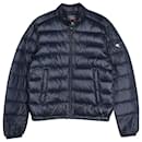 Prada Classic Down Jacket in Navy Nylon