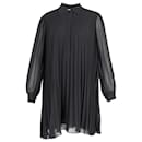 Michael Kors Pleated Dress in Black Polyester