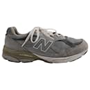 New Balance 990V3 Made in USA Sneakers in Grey White Synthetic