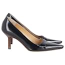 Gucci Pumps in Black Patent Leather 