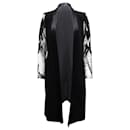 Ann Demeulemeester Veste Ouverte en Laine Noire