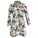 Marni Patterned Coat in Multicolor Wool