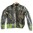 Printed camouflage nylon bomber jacket - Valentino Garavani