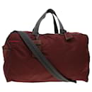 PRADA Boston Tasche aus Nylon 2Weg Red Auth hk675 - Prada