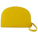 Demi-lune crossbody bag - A.P.C - Leather - Yellow - Apc