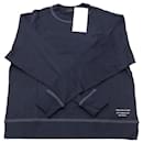 Undercover Langarm-Sweatshirt aus marineblauer Baumwolle