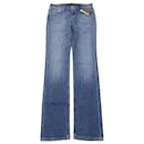 Roberto Cavalli Straight Jeans aus blauer Baumwolle