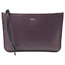 NEW VALEXTRA COIN PURSE IN VIOLET GRAINED LEATHER NEW COIN PURSE POUCH - Valextra
