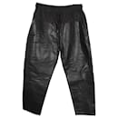 Pantalones jogger con paneles de cuero sintético negro de Alexander Wang x H&M
