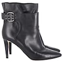 Jimmy Choo Major 85 Ankle Boots in Black Leather