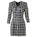 Monochrome Sequin Dress - Balmain